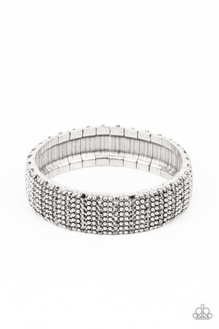 Paparazzi The GRIT Factor - Silver Bracelet