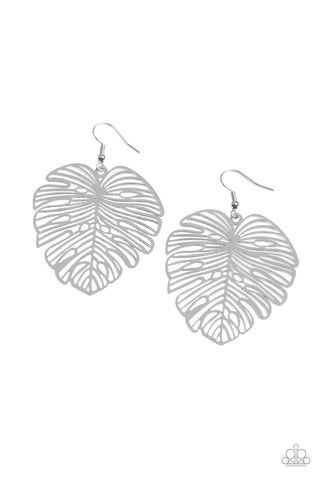 Paparazzi Palm Palmistry - Silver Earrings