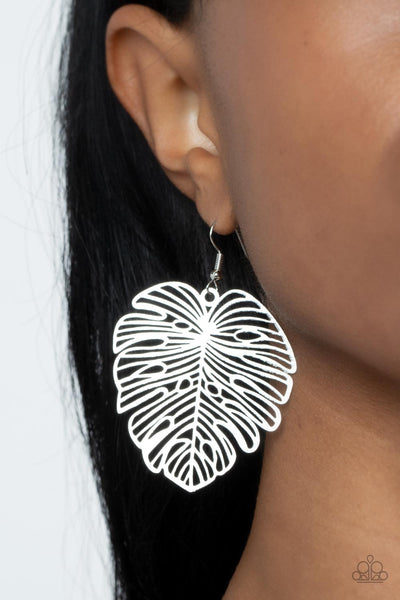 Paparazzi Palm Palmistry - Silver Earrings