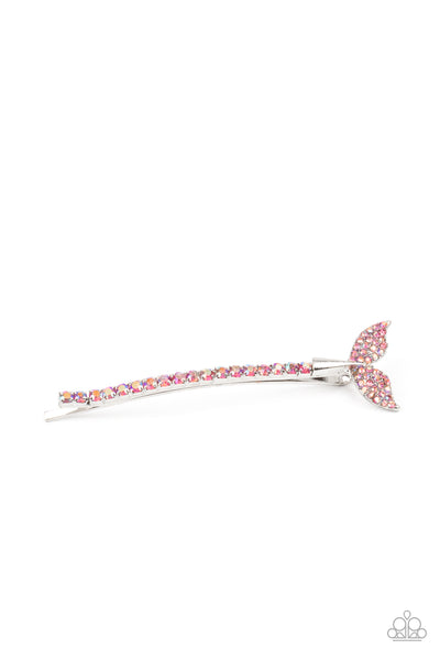 Paparazzi Deep Dive - Pink Hair Clip