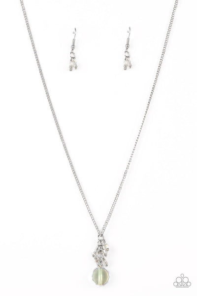Paparazzi Clustered Candescence - White Necklace