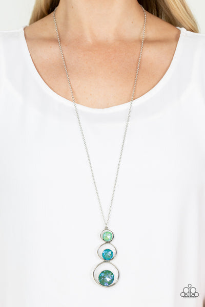 Paparazzi Celestial Courtier - Green Necklace