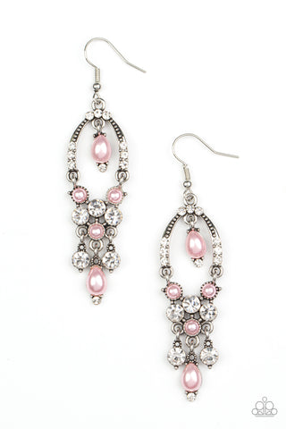 Paparazzi Back In The Spotlight - Pink Earrings