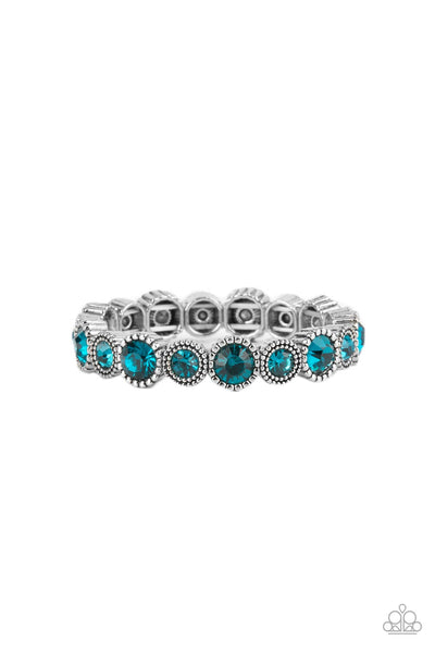 Paparazzi Phenomenally Perennial - Blue Bracelet