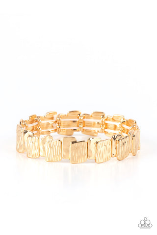 Paparazzi Urban Stackyard - Gold Bracelet