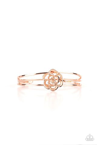 Paparazzi Rosy Repose - Copper Bracelet