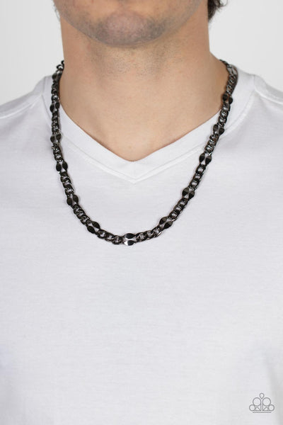 Paparazzi G.O.A.T - Black Necklace