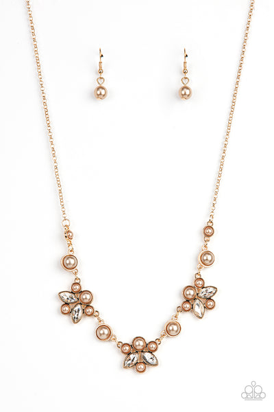 Paparazzi Royally Ever After - Brown Necklace