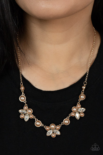 Paparazzi Royally Ever After - Brown Necklace