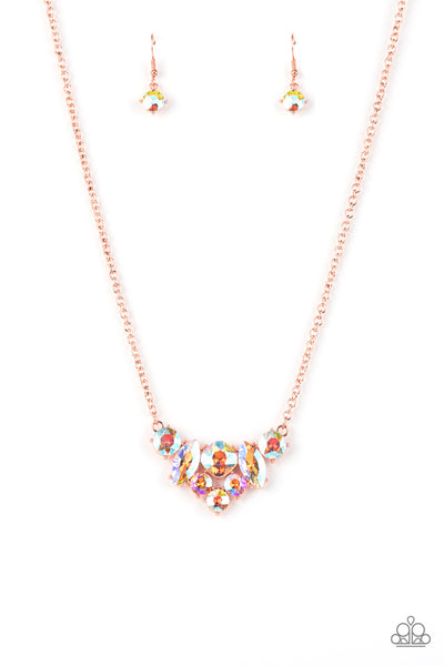 Paparazzi Lavishly Loaded - Copper Necklace