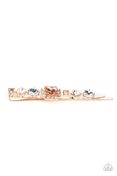 Paparazzi Couture Crasher - Gold Hair Clip