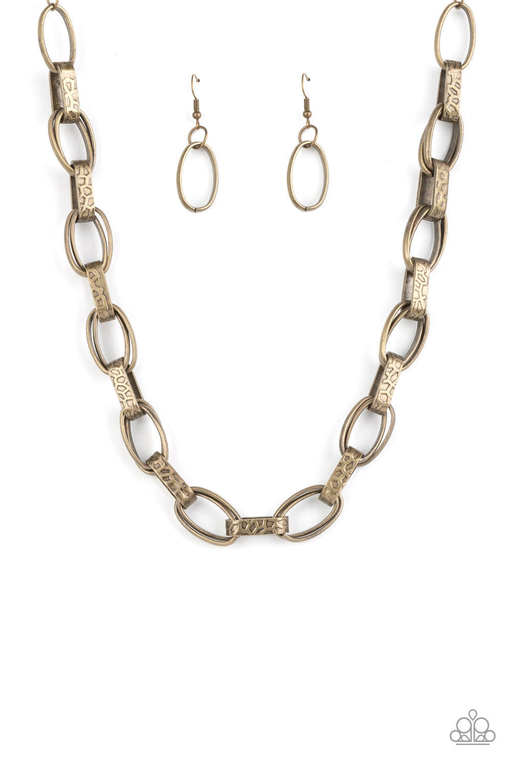 Paparazzi Motley In Motion - Brass Necklace