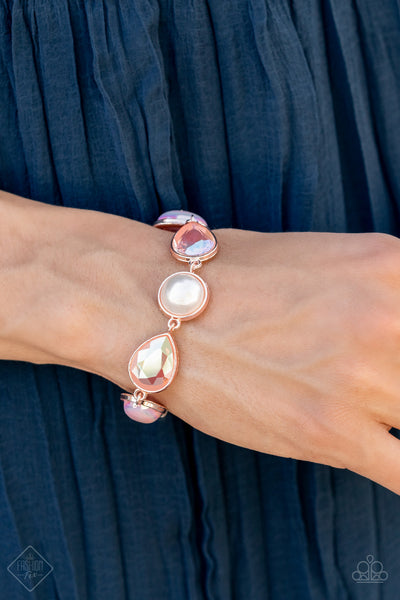 Paparazzi Nostalgically Nautical - Rose Gold Bracelet