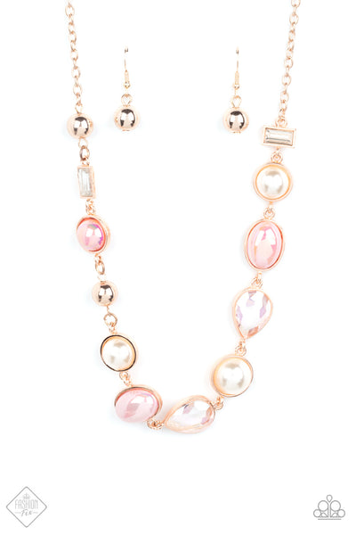 Paparazzi Nautical Nirvana - Rose Gold Necklace