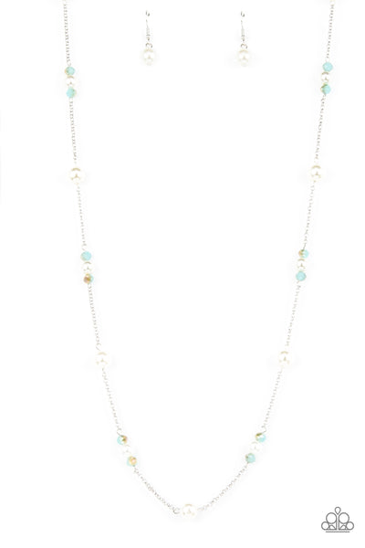 Paparazzi Keep Your Eye on the BALLROOM - Blue Necklace