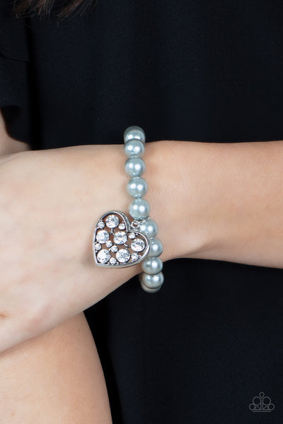 Paparazzi Cutely Crushing - Silver Bracelet