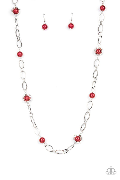 Paparazzi Fundamental Fashion - Red Necklace