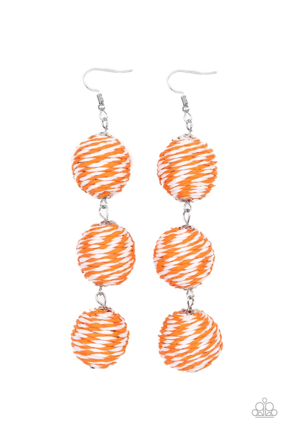 Paparazzi Laguna Lanterns - Orange Earrings