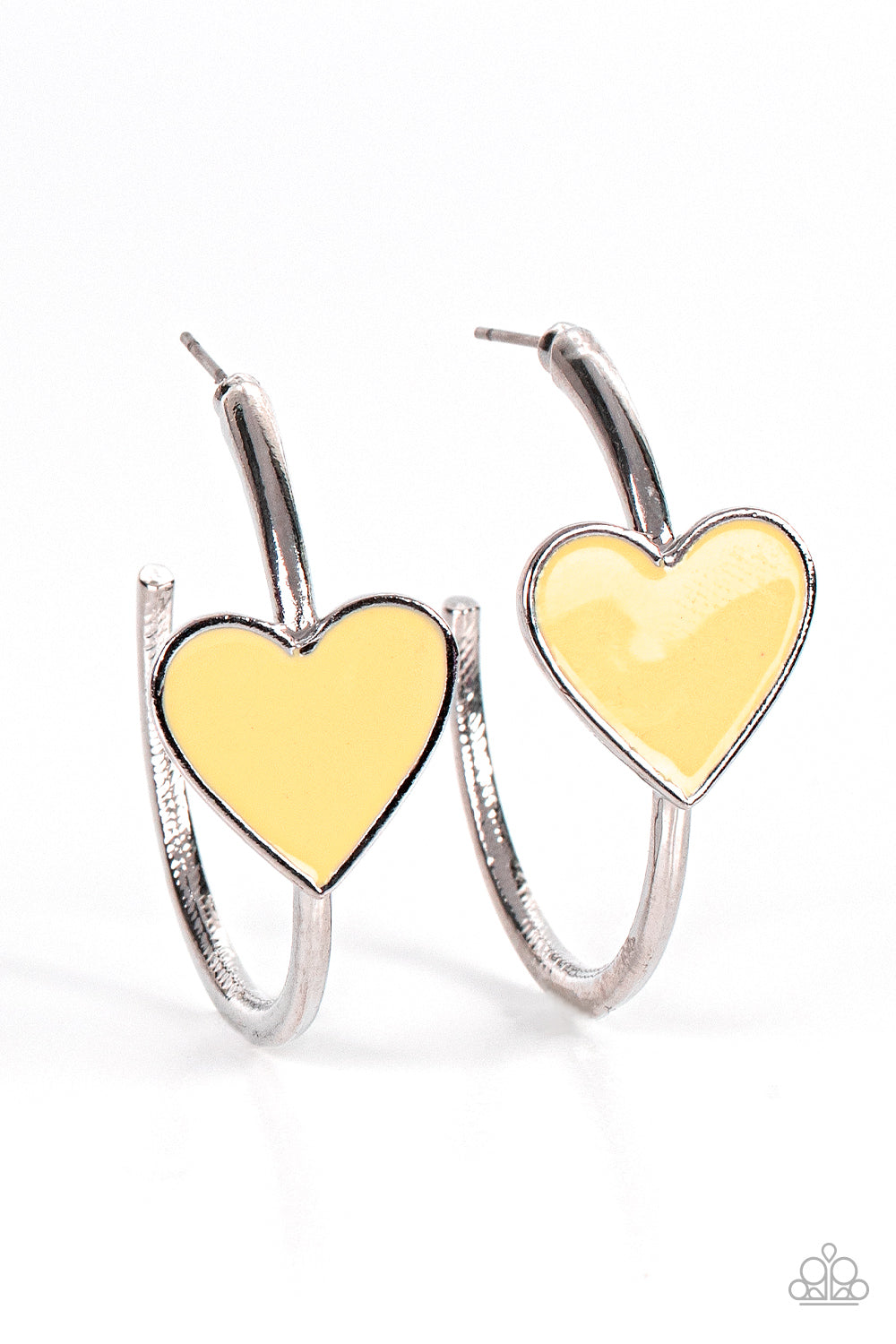 Paparazzi Paparazzi Kiss Up - Yellow Earrings