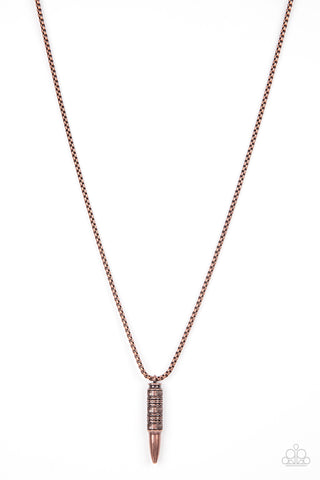 Paparazzi Highland Hunter - Copper Necklace