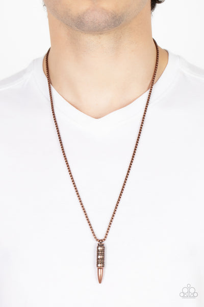 Paparazzi Highland Hunter - Copper Necklace