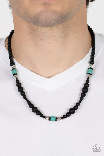 Paparazzi Stone Synchrony - Blue Necklace