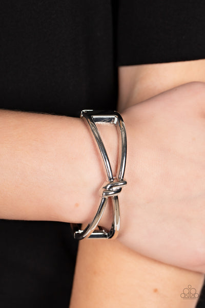 Paparazzi KNOT My First Rodeo - Silver Bracelet