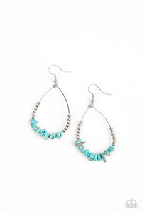 Paparazzi Come Out of Your SHALE - Blue Earrings