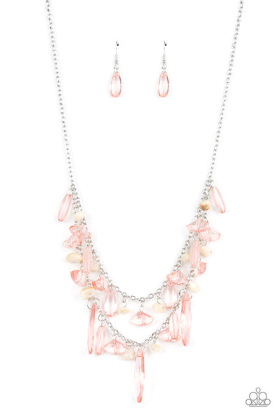 Paparazzi Candlelit Cabana - Pink Necklace