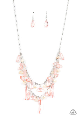 Paparazzi Candlelit Cabana - Pink Necklace