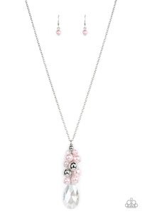 Paparazzi Drip Drop Dazzle - Pink Necklace