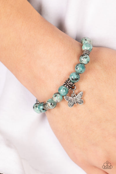 Paparazzi Butterfly Nirvana - Blue Bracelet