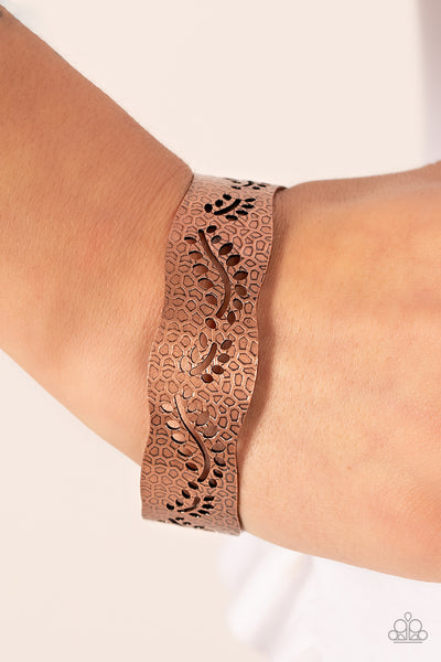 Paparazzi Savanna Oasis - Copper Bracelet