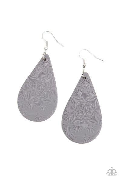 Paparazzi Subtropical Seasons - Silver Earrings