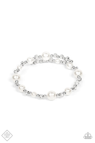 Paparazzi Chicly Celebrity - White Bracelet