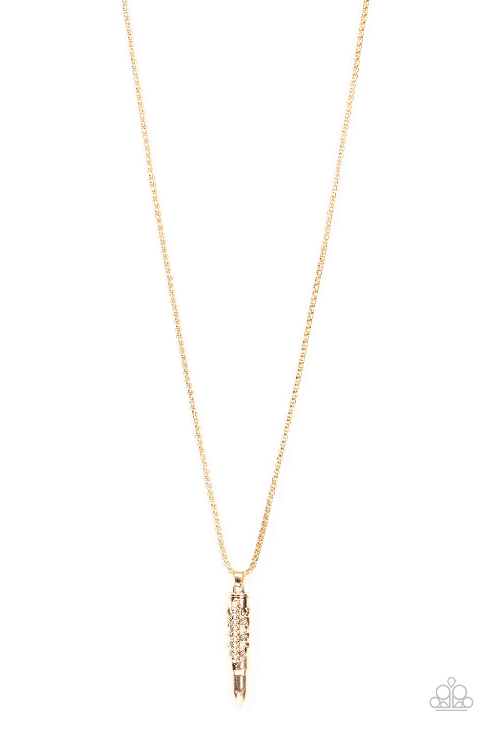Paparazzi Mysterious Marksman - Gold Necklace