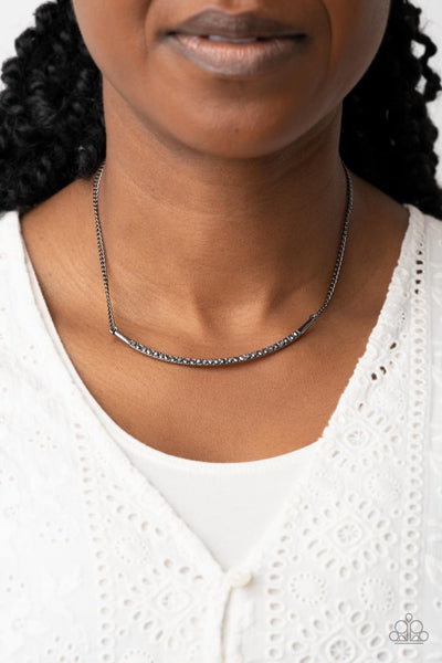 Paparazzi Collar Poppin Sparkle - Black Necklace