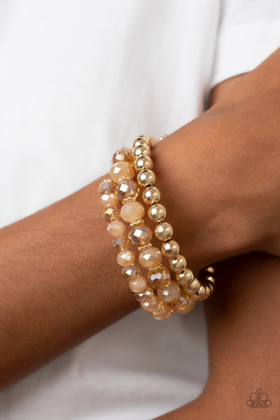 Paparazzi Gimme Gimme - Gold Bracelet