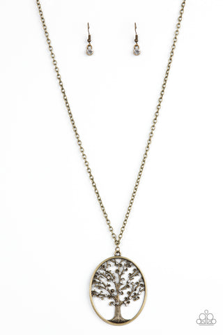 Paparazzi Autumn Abundance - Brass Necklace