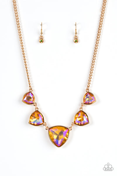 Paparazzi Cosmic Constellations - Gold Necklace