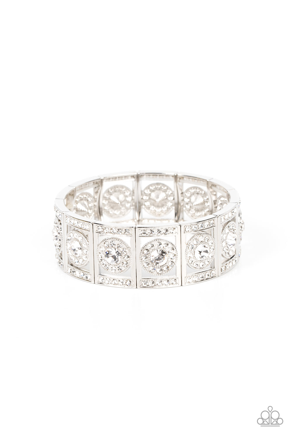 Paparazzi Ultra Upscale - White Bracelet