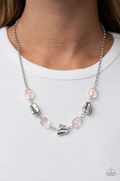 Paparazzi Inspirational Iridescence - Pink Necklace