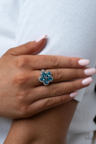 Paparazzi Efflorescent Envy - Blue Ring