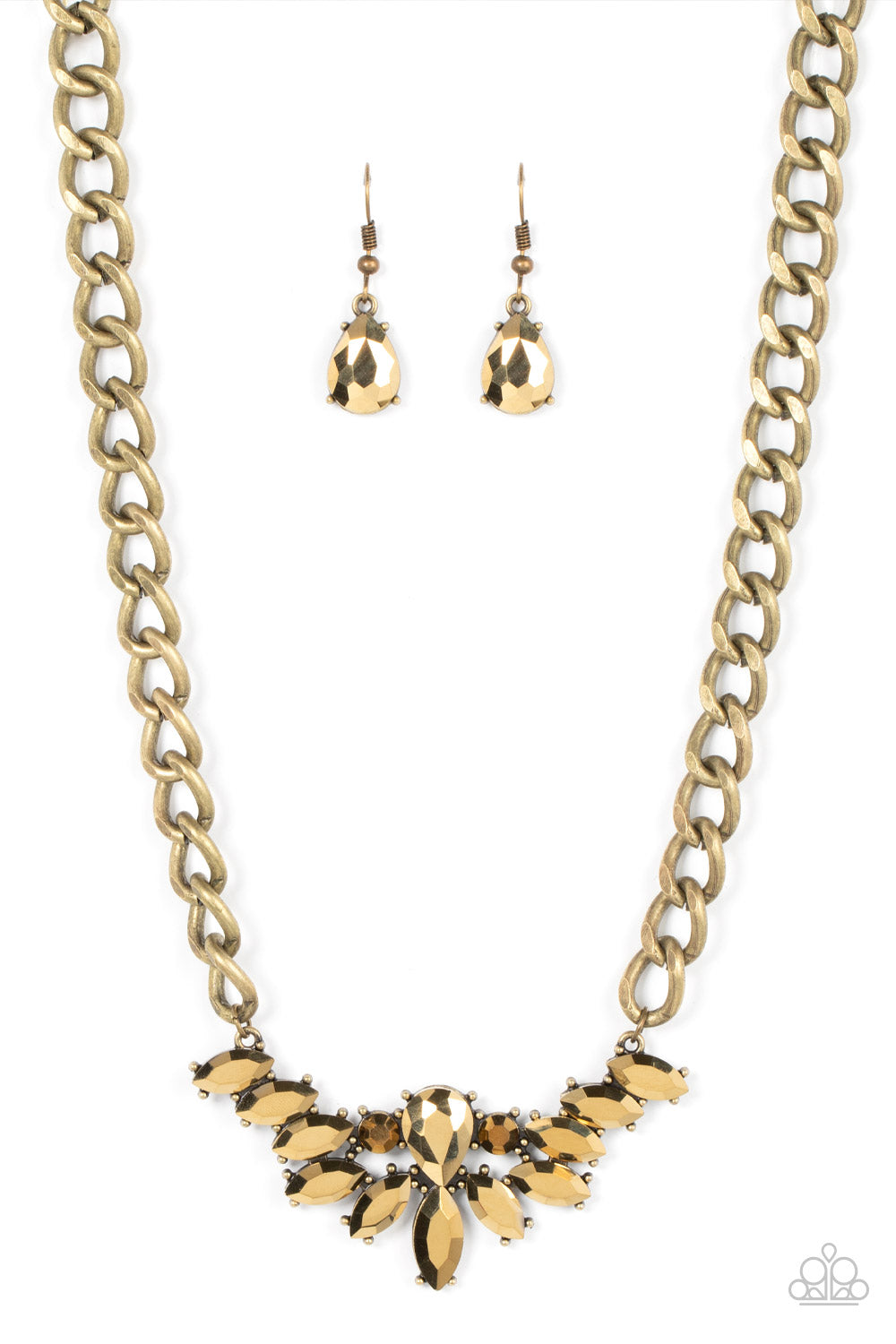 Paparazzi Come at Me - Brass Necklace