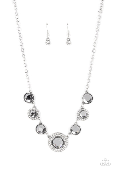 Paparazzi Extravagant Extravaganza - Silver Necklace