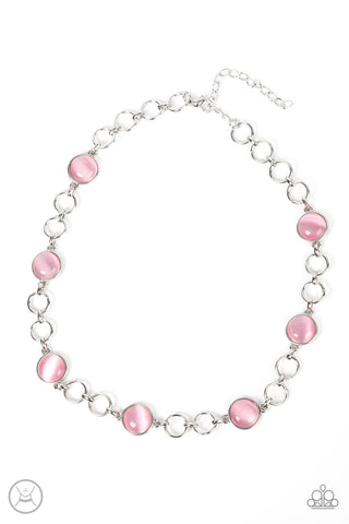 Paparazzi Dreamy Distractions - Pink Necklace