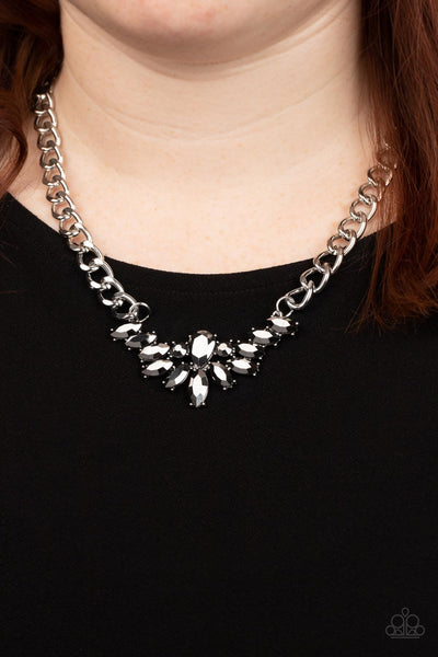 Paparazzi Come at Me - Silver Necklace