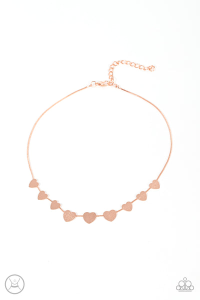 Paparazzi Dainty Desire - Copper Necklace