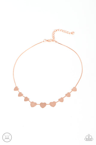 Paparazzi Dainty Desire - Copper Necklace