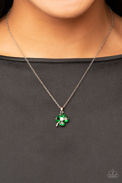 Paparazzi Kiss Me, Im Irish - Green Necklace